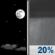 Friday Night: Mostly Clear then Slight Chance Rain Showers