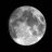 Waxing Gibbous, Moon at 13 days in cycle Waxing Gibbous, Moon at 13 days in cycle